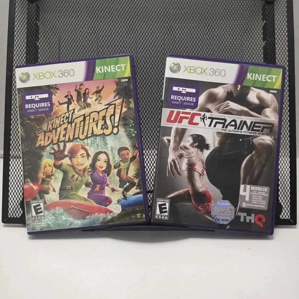 Kinect Adventures & UFC Personal Trainer Xbox 360 Games Bundle Tested